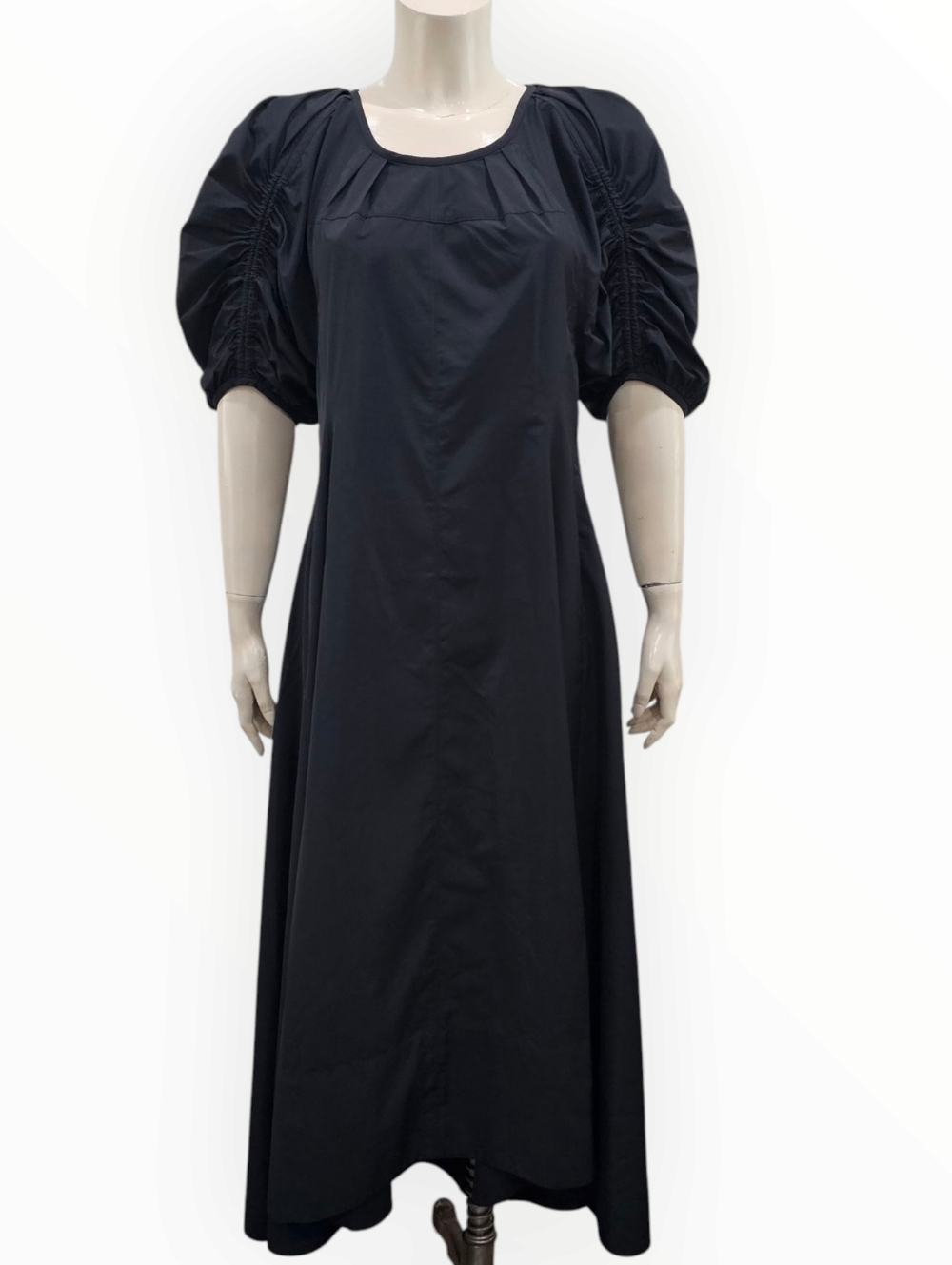 Nwt CHICO'S Black Label Ruched Sleeve Bohemian Midi Dress 4